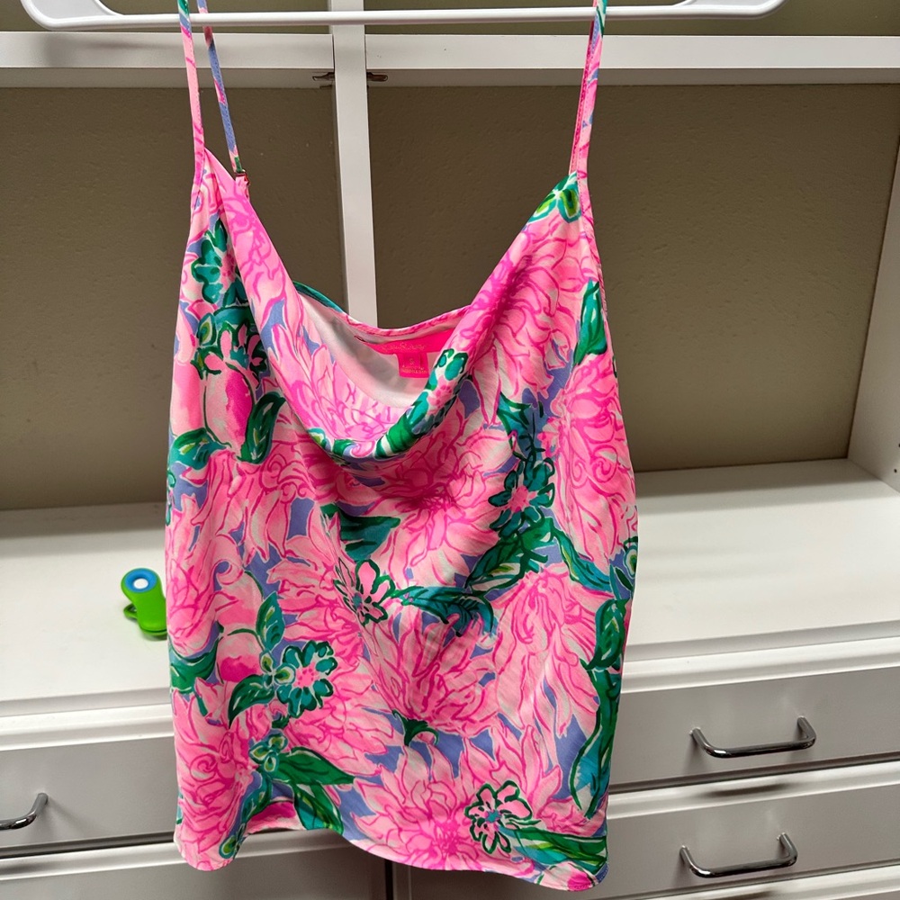 Lilly Pulitzer Bobbie Top in Pink Blossom